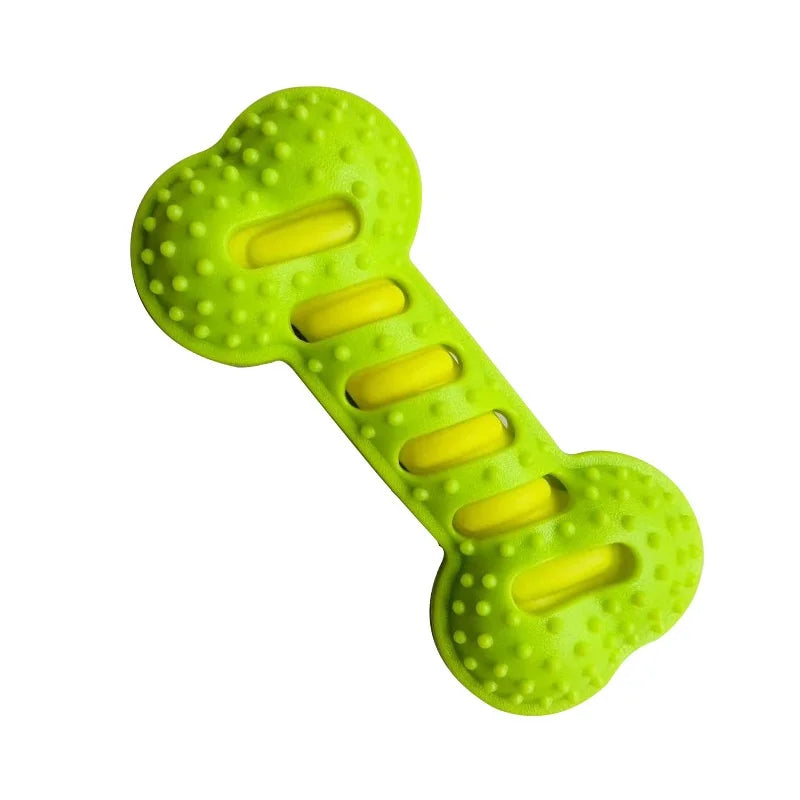 Juguete Mordedor para Perros – TPR Interactivo, Limpieza Dental y Antiestrés