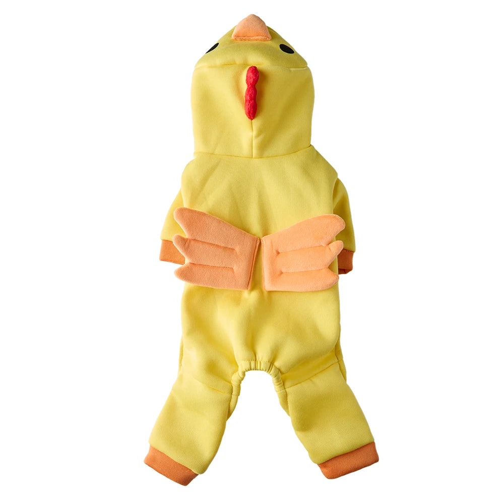 Yellow Chick Costume for Dogs – Halloween and Christmas Outfit