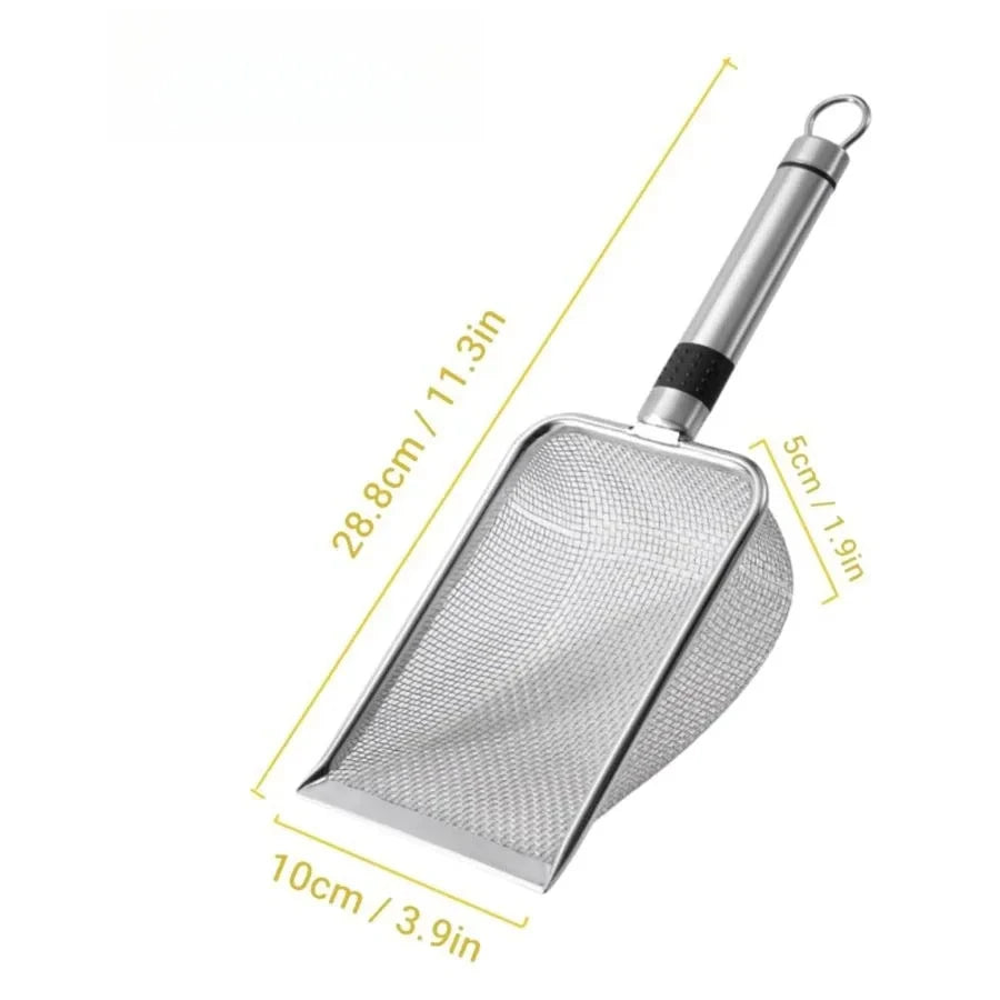 Stainless Steel Cat Litter Scoop – Durable, Rust-Proof & Easy to Clean