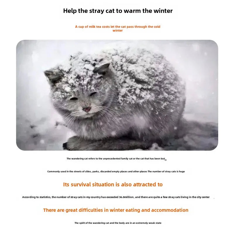 Pet Cave House for Dogs & Cats – Waterproof Foldable Winter Shelter