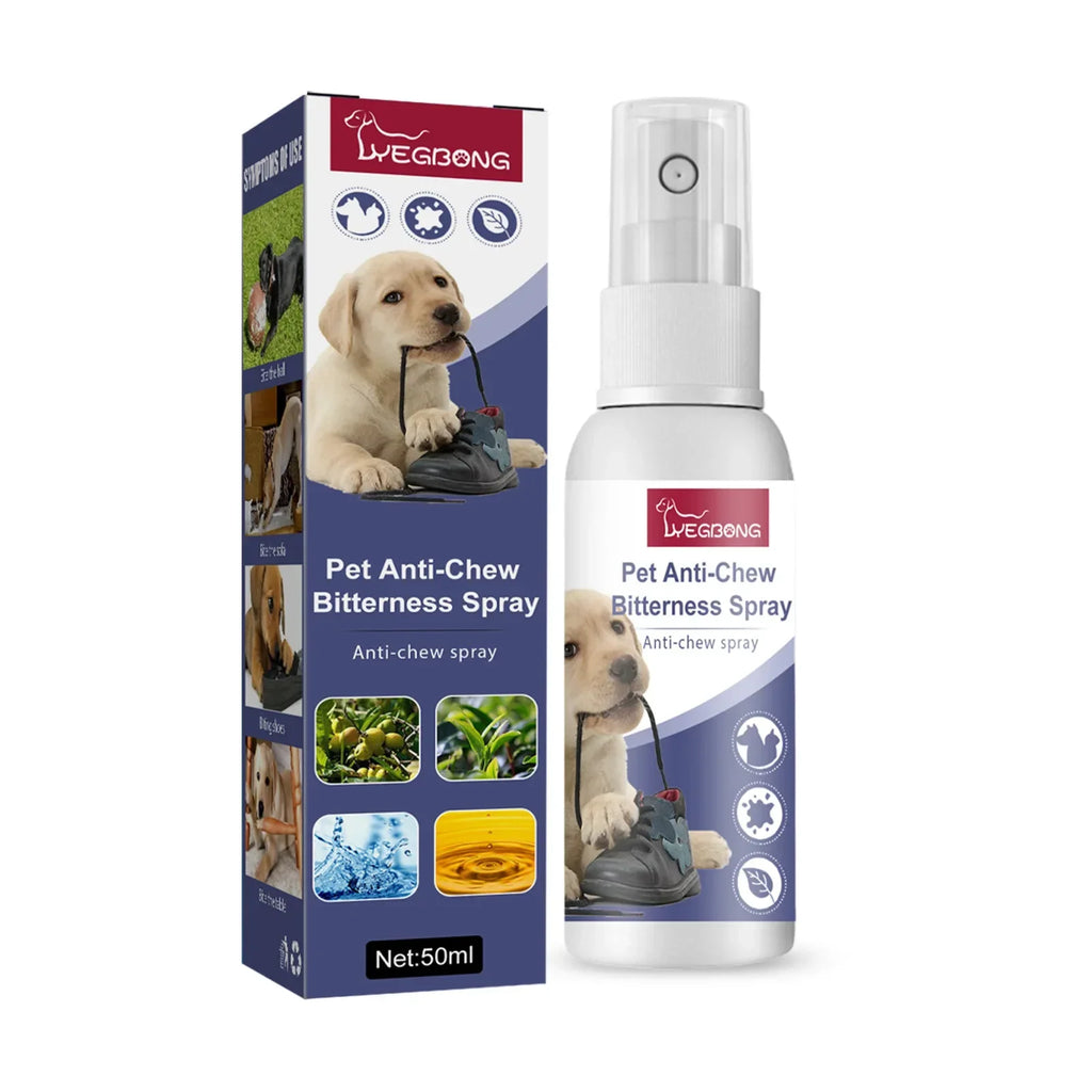 Bitter Spray for Dogs & Cats – Anti-Chew & Scratch Deterrent, 50ml