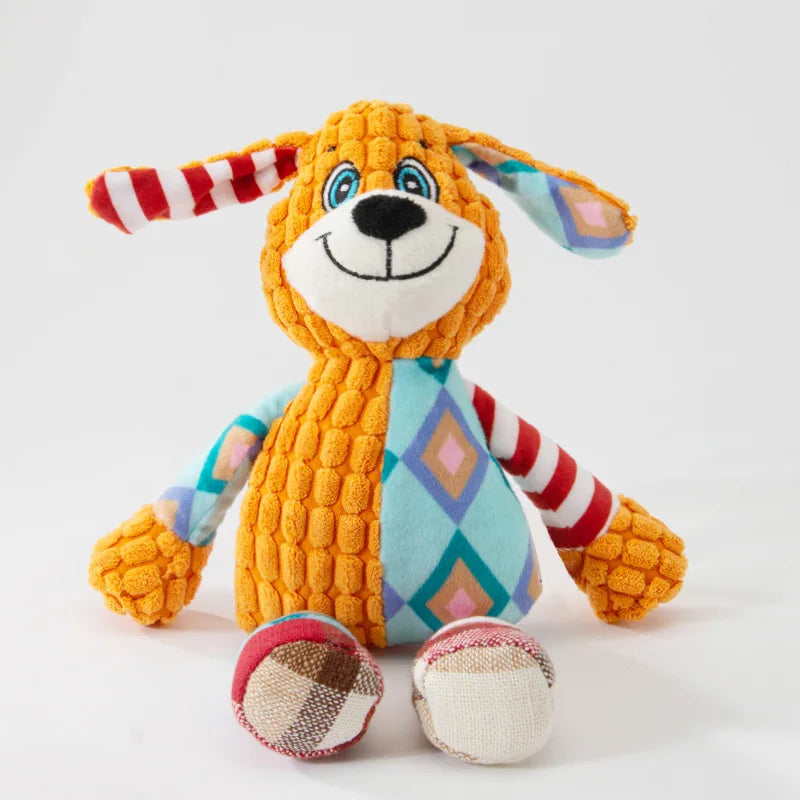 Juguete de Peluche con Sonido para Perros y Gatos - Animales Lindos, Interactivo