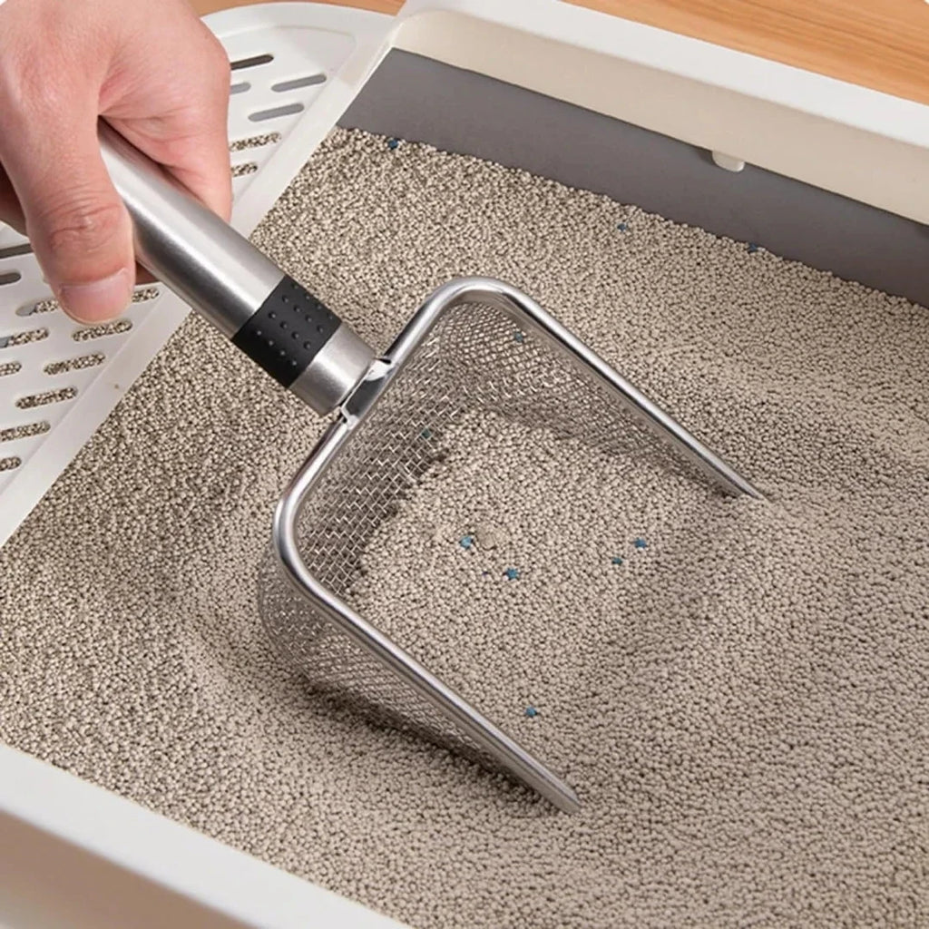 Stainless Steel Cat Litter Scoop – Durable, Rust-Proof & Easy to Clean