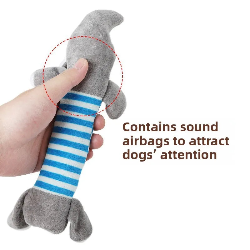 Juguetes de Peluche con Sonido para Perros y Gatos - Cerdo, Pato y Elefante