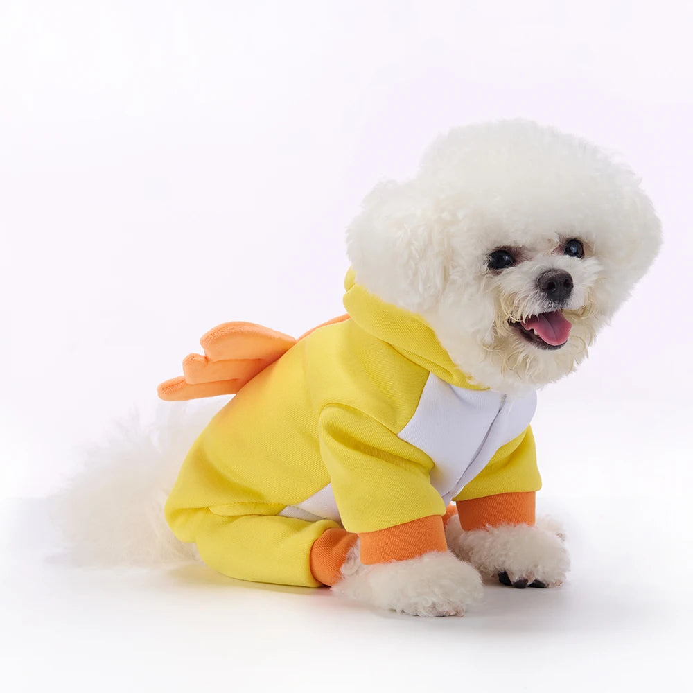 Yellow Chick Costume for Dogs – Halloween and Christmas Outfit
