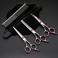 Dog Grooming Scissors Kit, Professional Scissors for Grooming with Safety Round Tips, Grooming Shears for Dogs Cat Pet At Home
