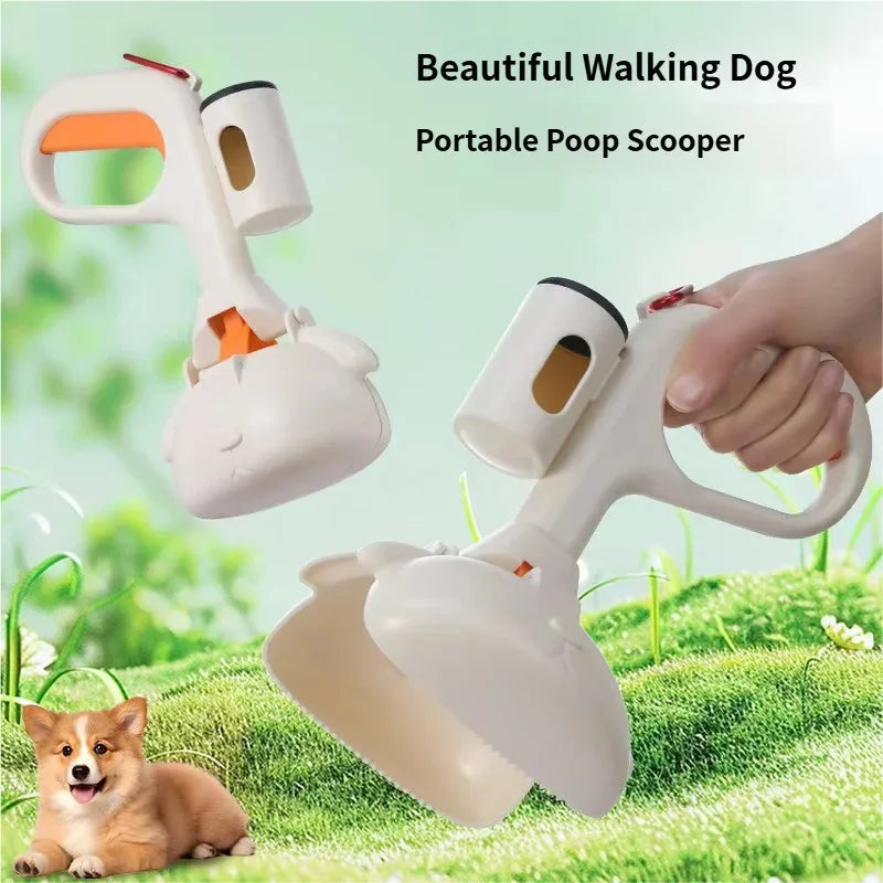Portable Dog Poop Scooper – Eco-Friendly & Hygienic