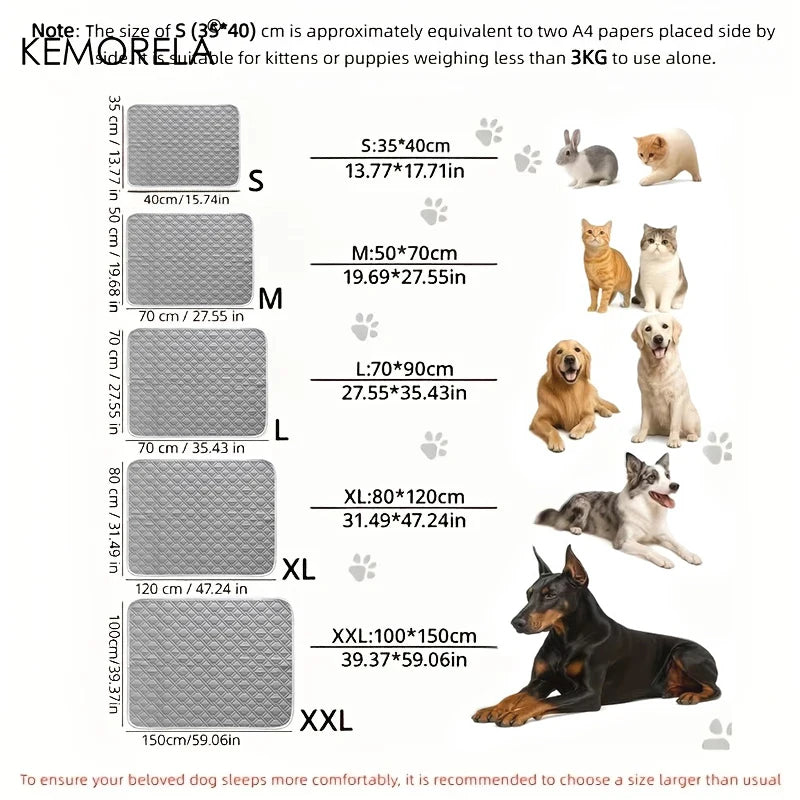 Cooling Mat for Dogs & Cats – Non-Slip & Hand Washable