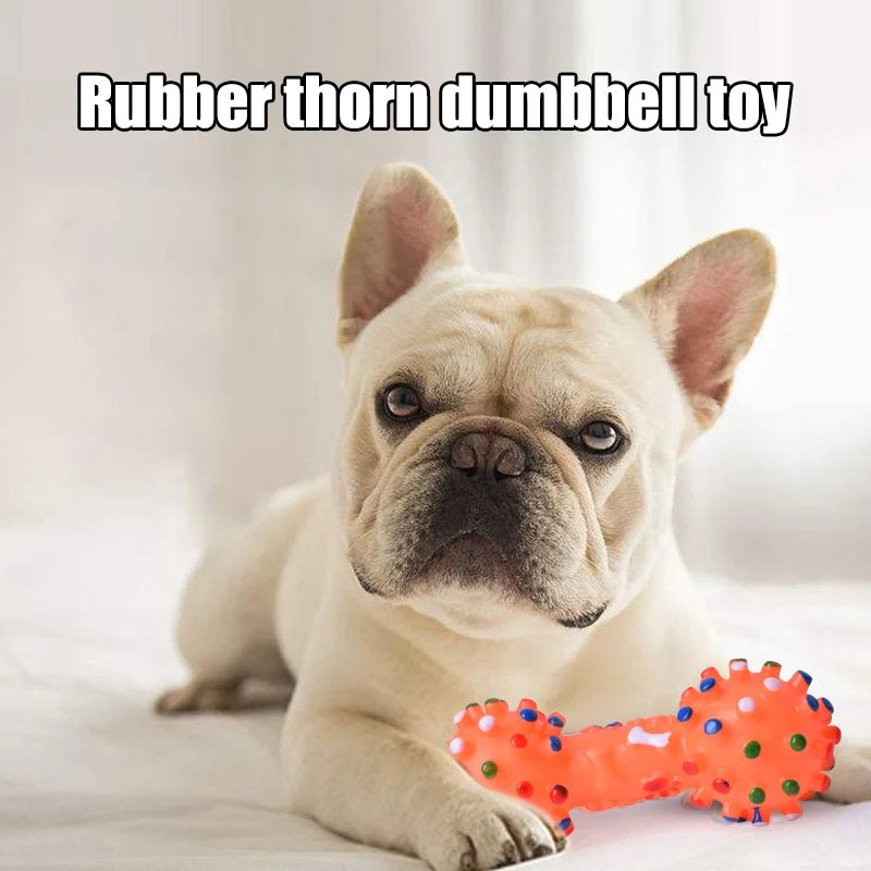 Dog Chew Toy Natural Rubber Safe and Environmentally Friendly Flexible Bite Resistant Cleans Teeth