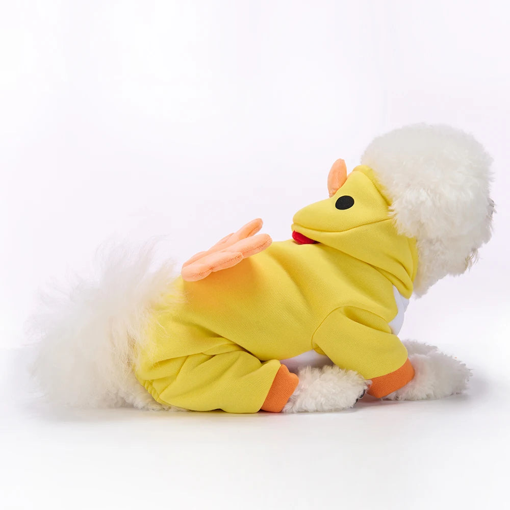 Yellow Chick Costume for Dogs – Halloween and Christmas Outfit
