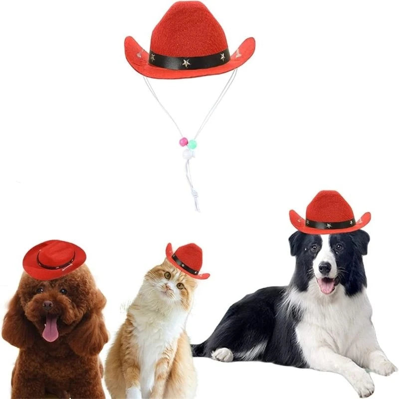 Cowboy Set for Dogs – Costume Hat and Bandana