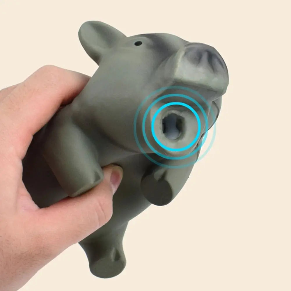 Juguete Masticable para Perros con Sonido — Cerdito de Látex