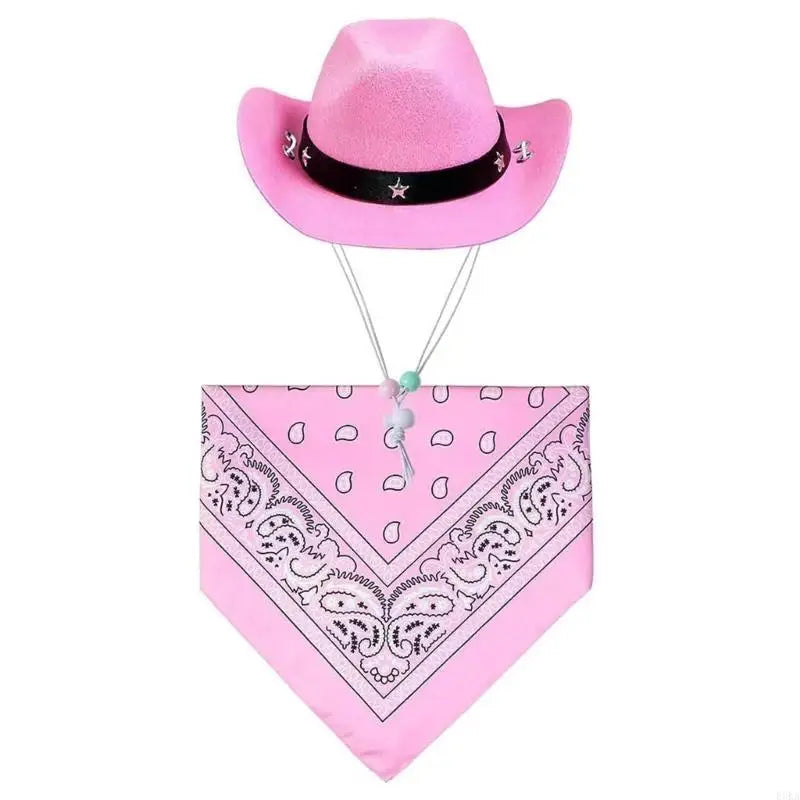 Cowboy Set for Dogs – Costume Hat and Bandana