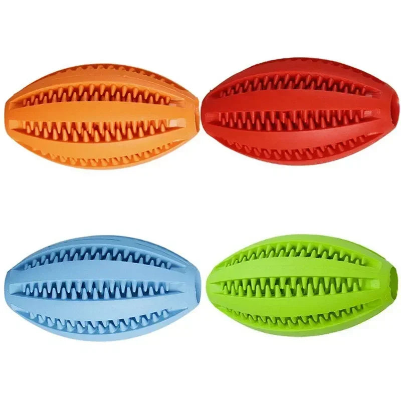 Rubber Chew Ball for Dogs – Dental Cleaning & Treat Dispenser – Medium to Large
