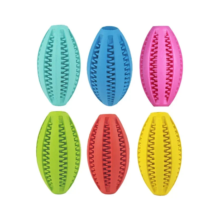 Rubber Chew Ball for Dogs – Dental Cleaning & Treat Dispenser – Medium to Large