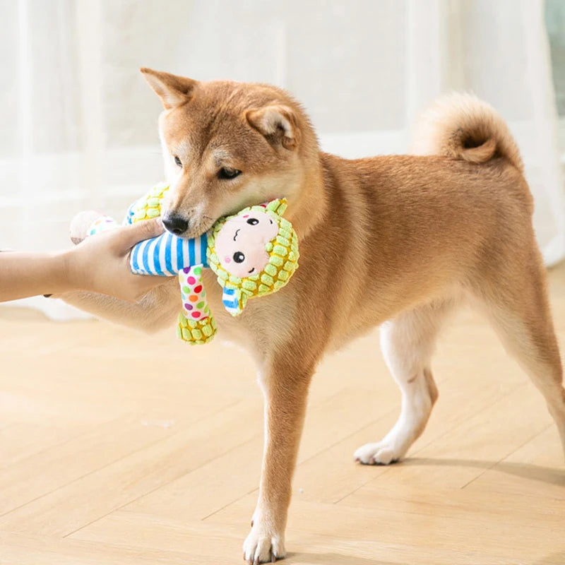 Juguete de Peluche con Sonido para Perros y Gatos - Animales Lindos, Interactivo