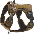 Military Tactical Dog Harness — No-Pull, Reflective with Control Handle