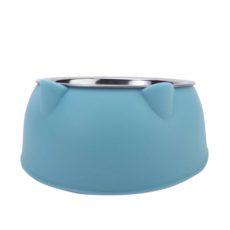 Tilted Stainless Steel Bowl for Cats and Dogs – 1, 2 or 5 Pack