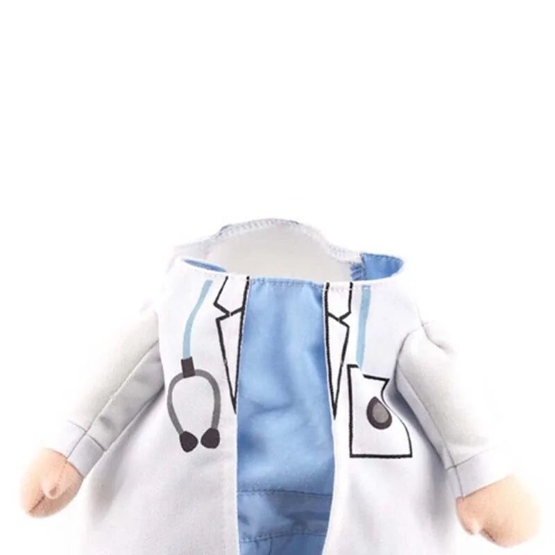 Doctor Costume for Dogs & Cats – Funny White Lab Coat for Parties & Photos