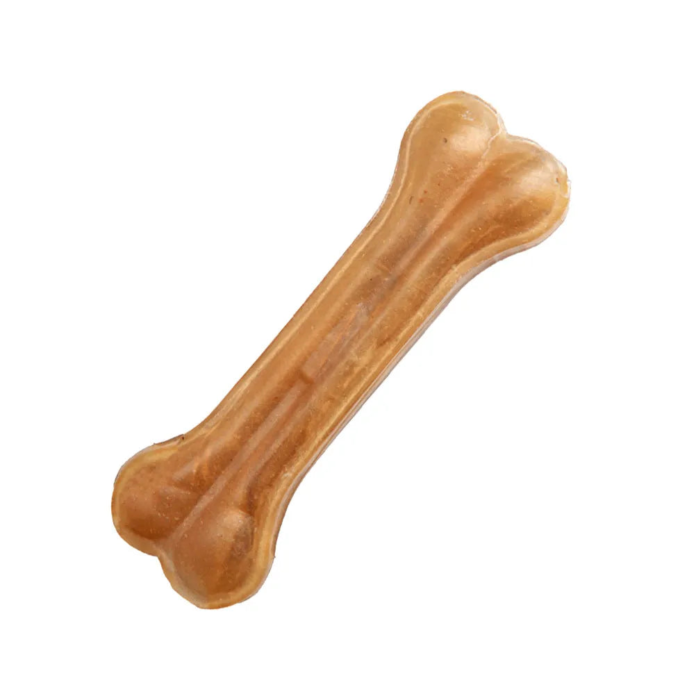 Hueso Masticable para Perros Pequeños y Cachorros - Cuero Crudo, Limpieza Dental
