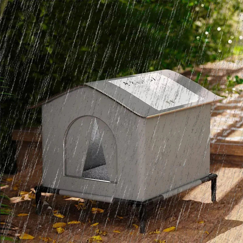 Pet Cave House for Dogs & Cats – Waterproof Foldable Winter Shelter