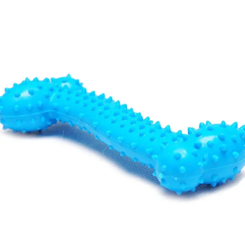 Juguete de Goma con Pinchos para Perros Pequeños - Limpieza Dental y Entrenamiento