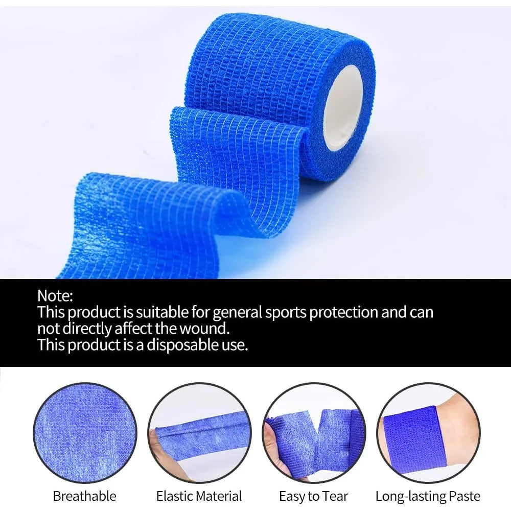 Self-Adhesive Elastic Bandage Wrap for Dogs — Colorful, Breathable & Flexible