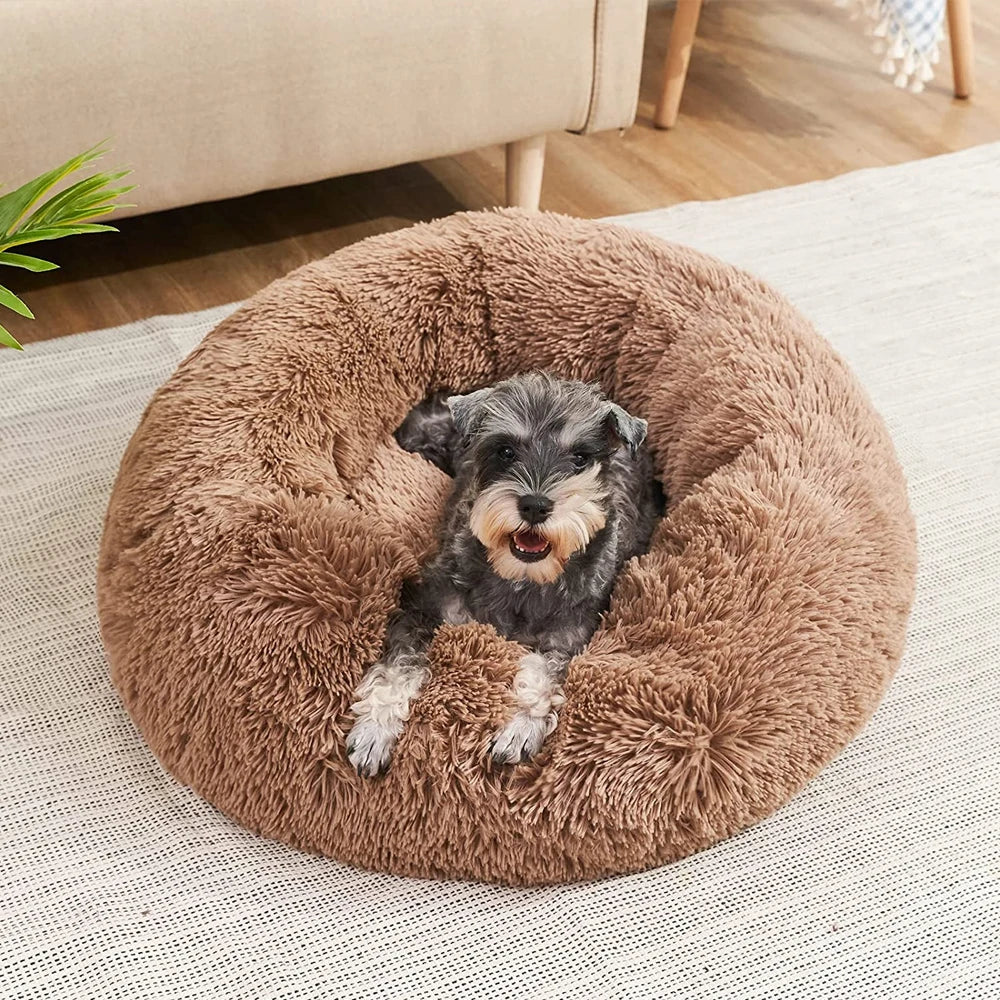 Luxury Round Pet Bed for Dogs & Cats – Ultra Soft & Warm