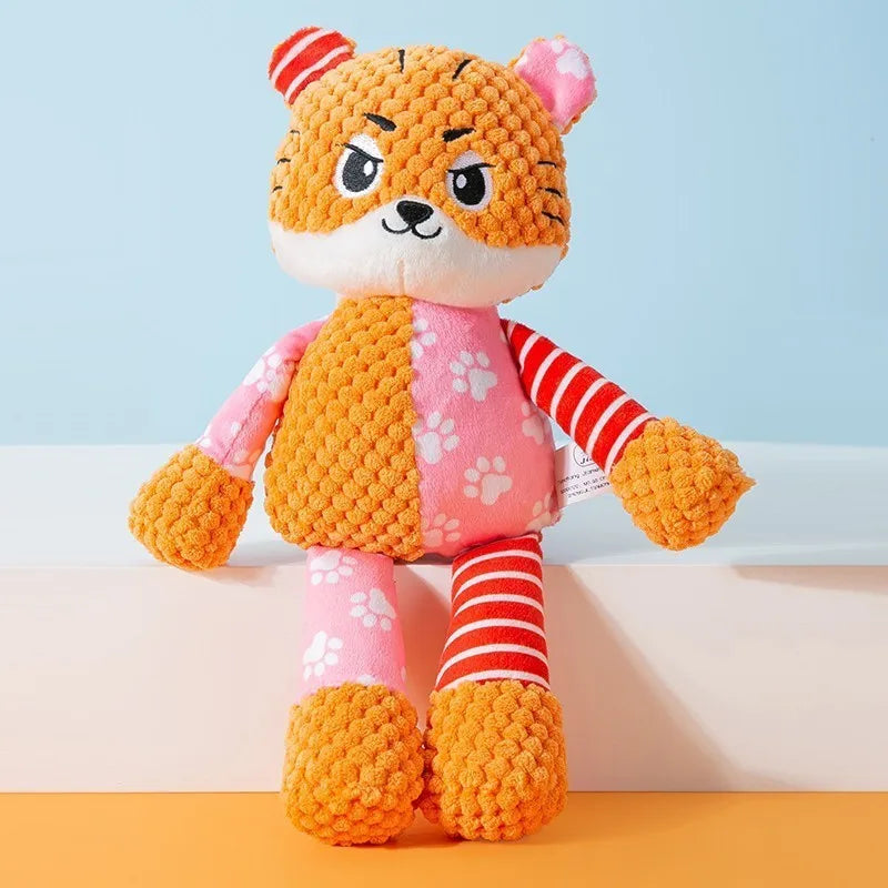 Juguete de Peluche con Sonido para Perros y Gatos - Animales Lindos, Interactivo