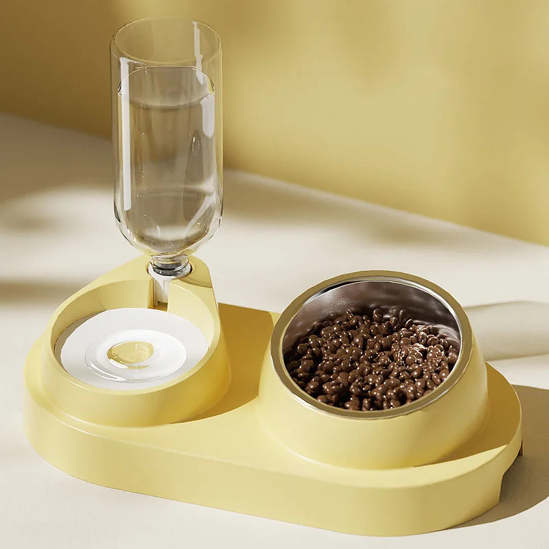 Automatic Water & Food Dispenser for Dogs and Cats – Non-Slip