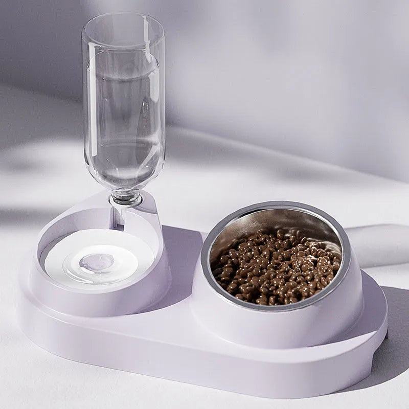 Automatic Water & Food Dispenser for Dogs and Cats – Non-Slip