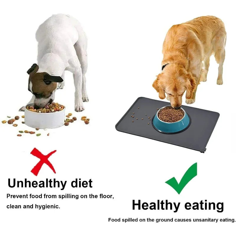 Silicone Pet Feeding Mat for Dogs & Cats – Non-Slip & Waterproof