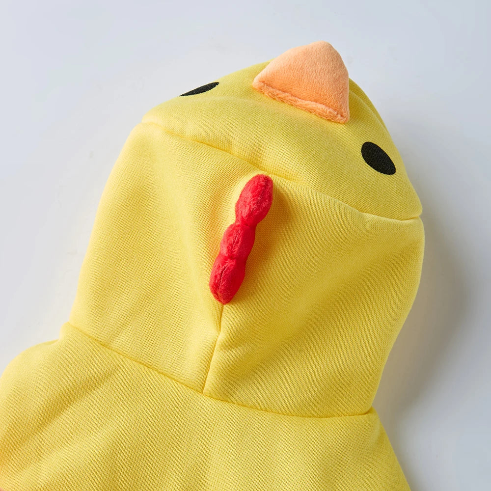 Yellow Chick Costume for Dogs – Halloween and Christmas Outfit