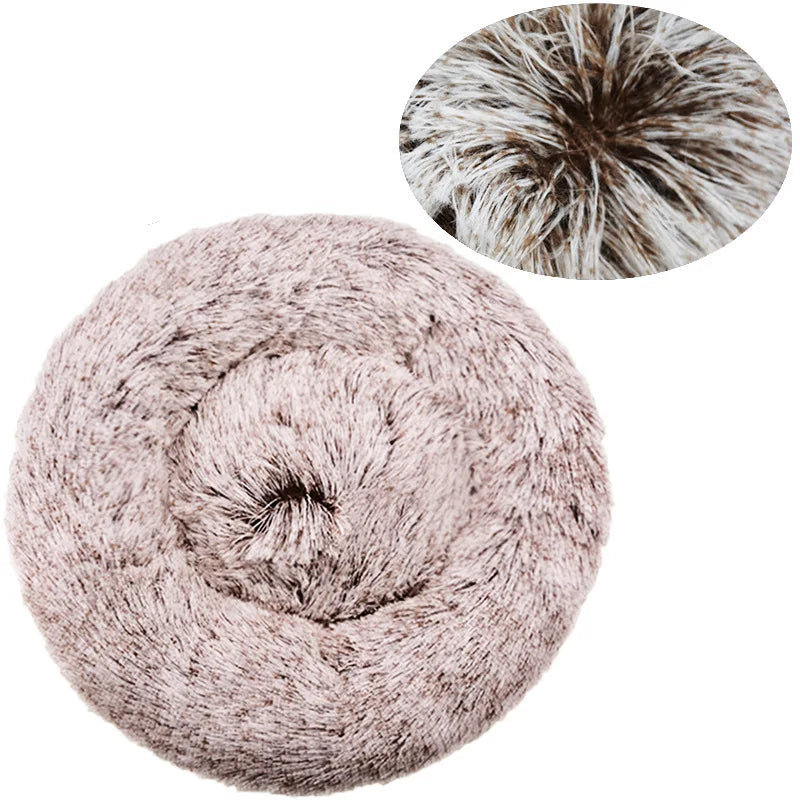 Luxury Round Pet Bed for Dogs & Cats – Ultra Soft & Warm