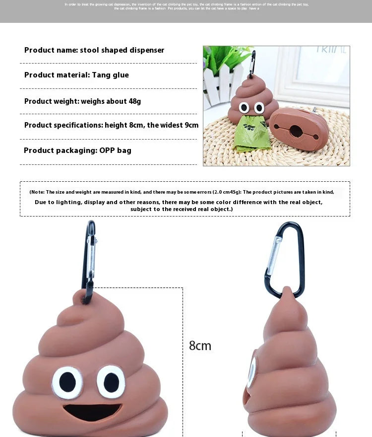 Portable Biodegradable Waste Bag Dispenser for Dogs & Cats