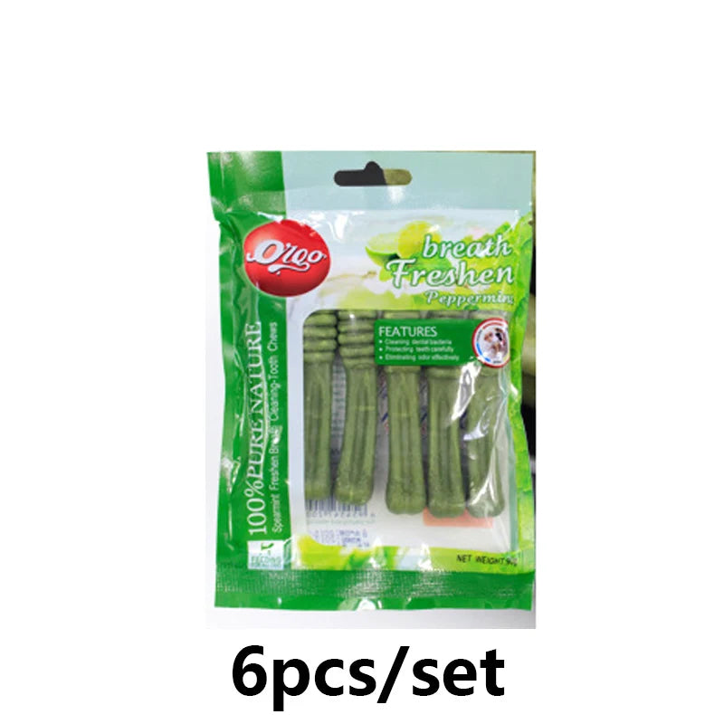 Dog Dental Chew Sticks - Beef Flavor, Dental Cleaning & Training
