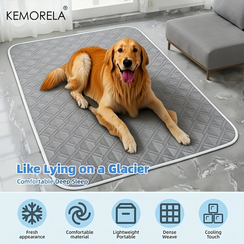 Cooling Mat for Dogs & Cats – Non-Slip & Hand Washable