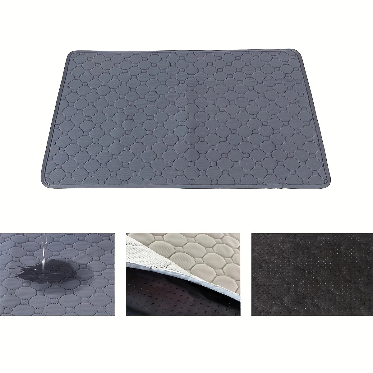 Reusable Waterproof Pet Mat for Dogs & Cats – Absorbent & Washable