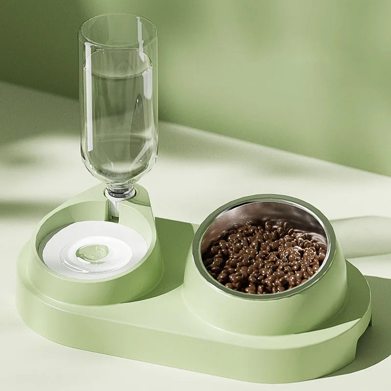 Automatic Water & Food Dispenser for Dogs and Cats – Non-Slip