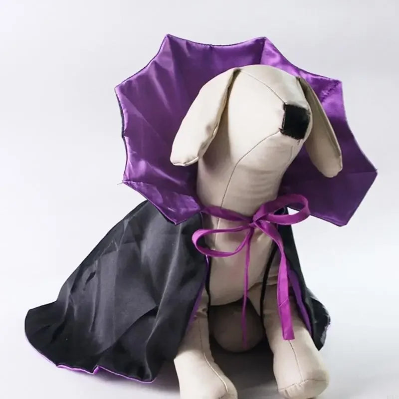 Halloween Cape for Dogs and Cats – Cosplay Costume with Lace-Up Design