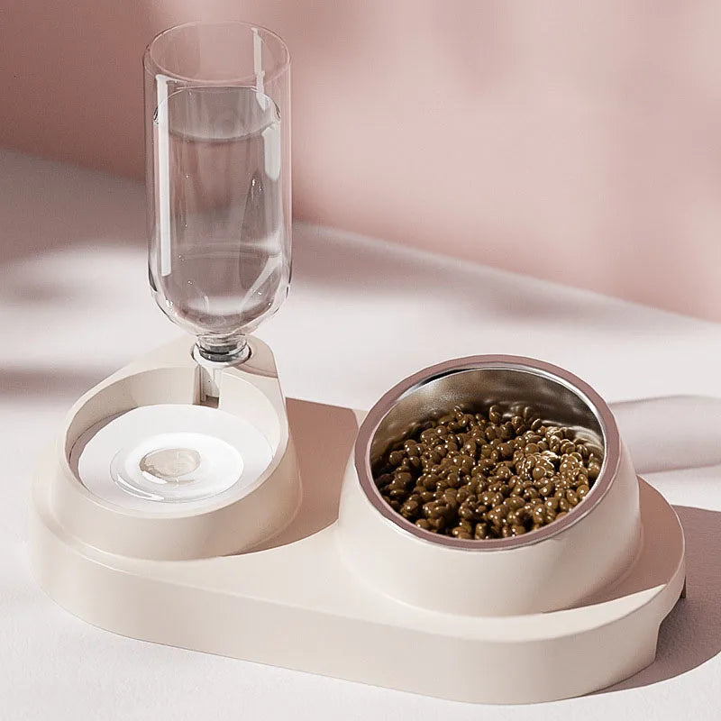 Automatic Water & Food Dispenser for Dogs and Cats – Non-Slip