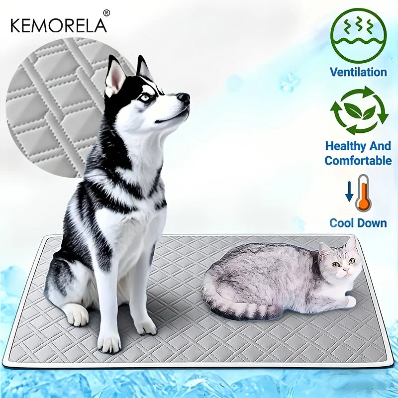 Cooling Mat for Dogs & Cats – Non-Slip & Hand Washable