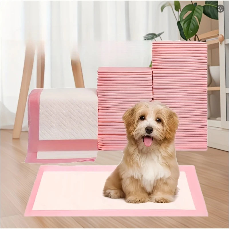 Pet Training Pads — Super Absorbent, Leak-Proof & Odor Control