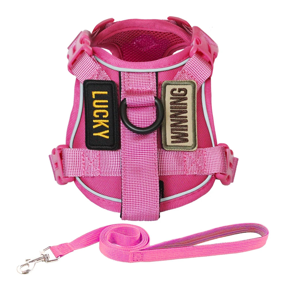 Cat & Dog Harness and Leash Set — Escape-Proof, Reflective & Adjustable