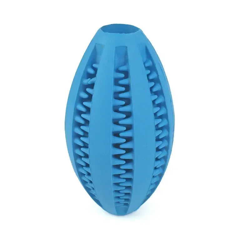 Rubber Chew Ball for Dogs – Dental Cleaning & Treat Dispenser – Medium to Large