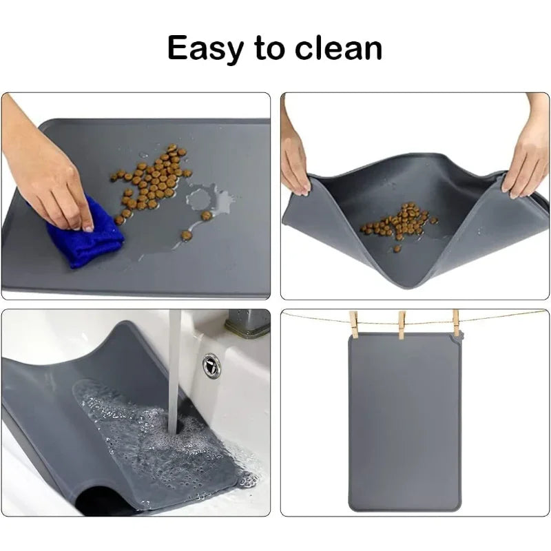 Silicone Pet Feeding Mat for Dogs & Cats – Non-Slip & Waterproof