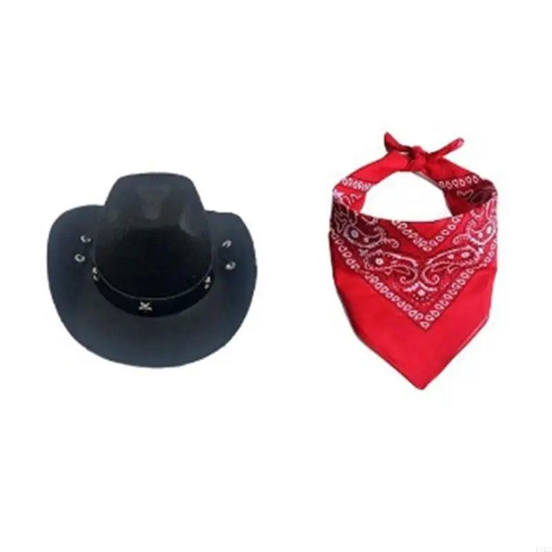 Cowboy Set for Dogs – Costume Hat and Bandana