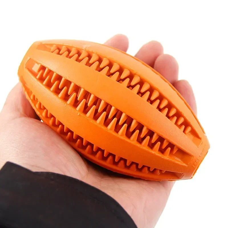 Rubber Chew Ball for Dogs – Dental Cleaning & Treat Dispenser – Medium to Large