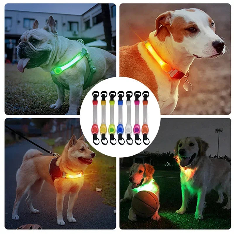 LED Safety Strip for Dogs — Waterproof with Flashing Night Light