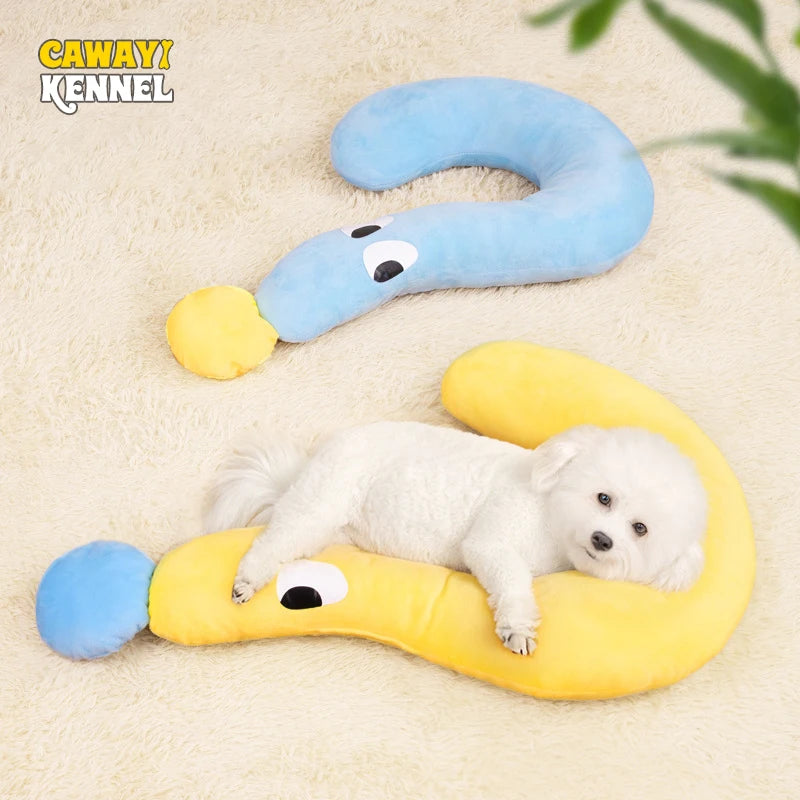 U-Shaped Pet Pillow – Neck Protector for Dogs & Cats